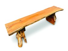 Teak Root Bench 140cm - Indoor & Outdoor