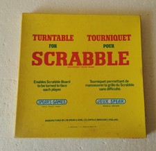 Boxed SCRABBLE Turntable Made