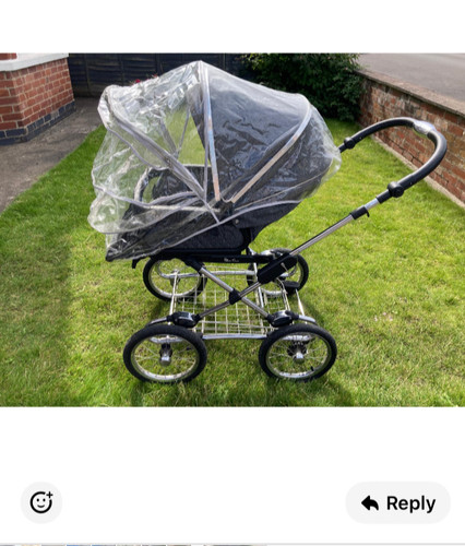 Silver cross sleepover - cross, pram