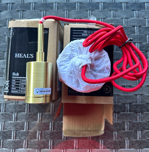 Heal bolt brass pendant - heal's,