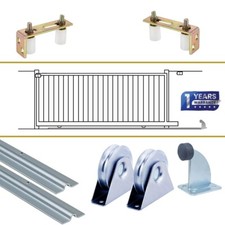 Buy Premium Sliding Gate Kit - 6m Tracks, Rollers, Guide Brackets, and a Stopper