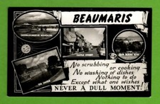 017801  Postcard  BEAUMARIS  Isle of Anglesey  Wales  multi view