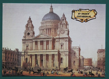 POSTCARD ST PAULS CATHEDRAL LONDON ENGLAND VINTAGE OLD UNUSED COLLECTORS