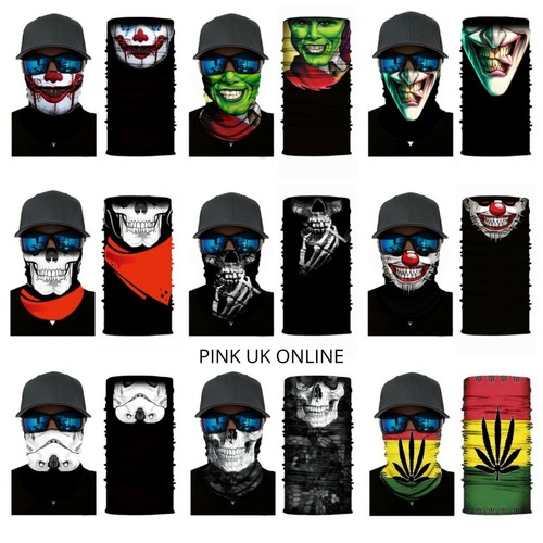 Skull joker balaclava neck - joker,