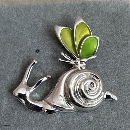 Pia silver tone green - silver,