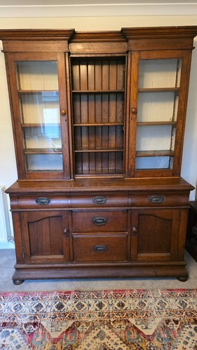 Victorian oak welsh dresser - victorian,