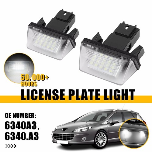 Led licence number plate - number,