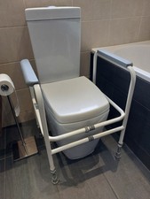 Drive Devilbliss Toilet Safety Frame, adjustable, thoroughly cleaned & sanitised