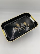 1960 black lacquer tray - 1960’s,