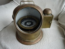 Vintage Boat Compass Binnacle by perez trepat, Royal Navy Pattern