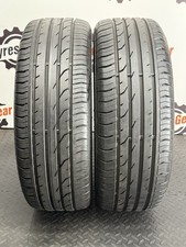 2x 205 55 R16 91H/W CONTINENTAL CONTIPREMIUM CONTACT2 6-7mm TESTED FREE FITTING 