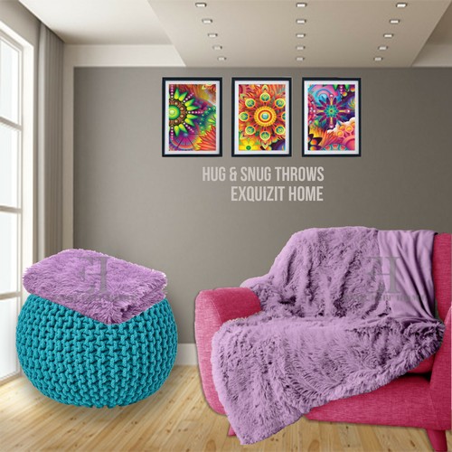 Hug and snug throws - and,