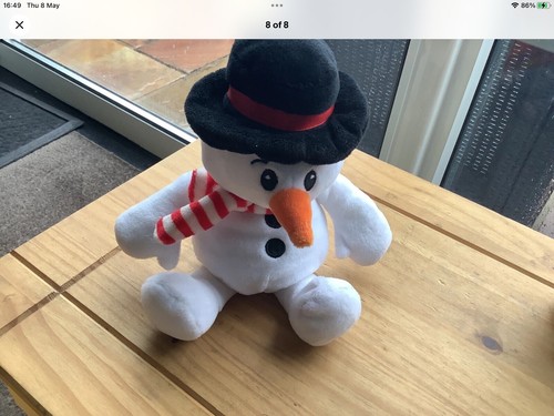 Christmas snowman sitting - snowman,