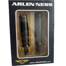 Universal Old School Chopper Bobber Motorcycle Foot Pegs Set Ripple Wave Style