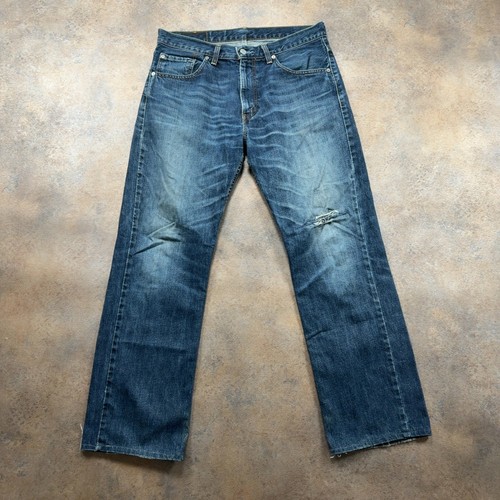 Levi 752 jeans blue mens - blue,