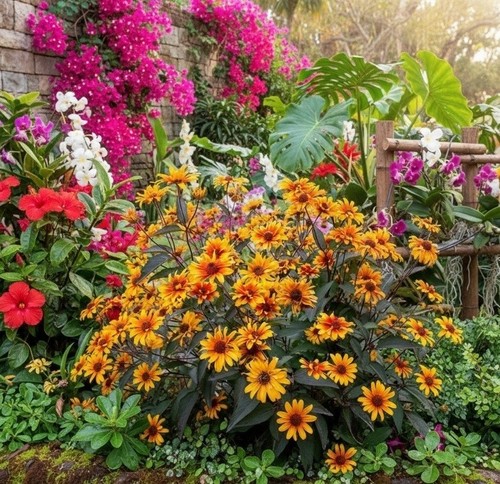 Heliopsis burning hearts false - hearts,
