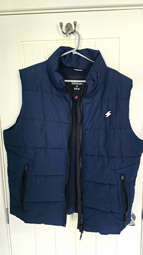Superdry navy padded puffer - padded,