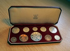 A  Full set of 1953 Coronation PROOF Coins In its authentic Royal Mint Case