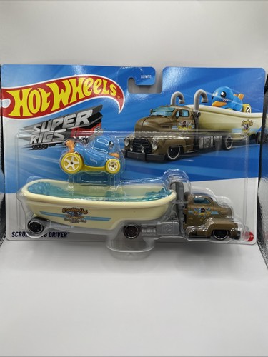 Hot wheels super rigs scrubba - hot,