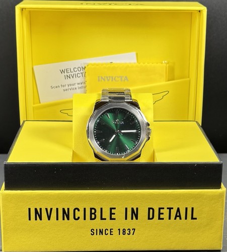 Invicta 46633 green sunburst - green,