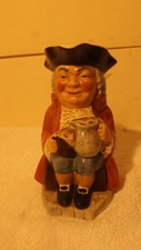Vintage 1950s English Burlington Ware, Toby Jug “Boozer”, Red/Brown Coat, 9inch