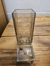 Vintage Classic Car Lead - Acid Battery Glass Jar