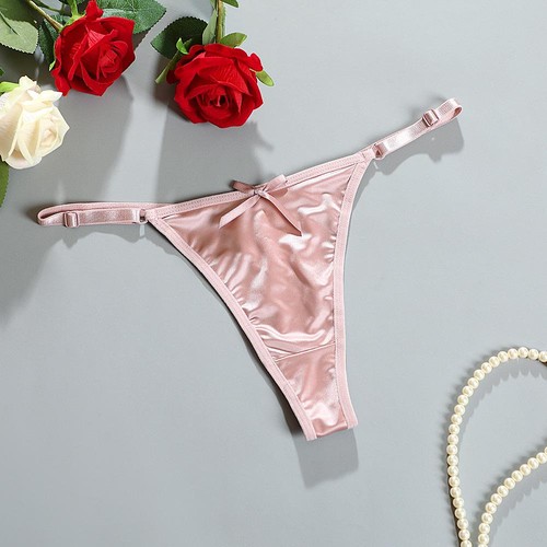 Sexy satin adjustable thong - sexy,