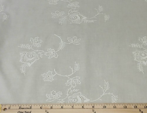 Embroidered cotton lawn - embroidered,