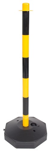 Yellow black plastic safety - &,