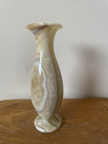 Beautiful vintage onyx vase - onyx,