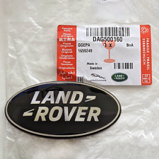 LAND ROVER DISCOVERY 5 L462 GENUINE LAND ROVER GRILLE BADGE BLACK SILVER