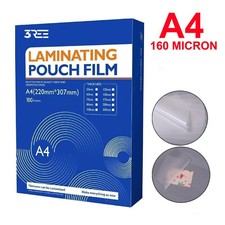 100X A4 LAMINATING POUCHES