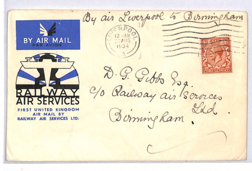 Air mail railway - gb,