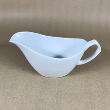 Vintage Glo White Ironstone Alfred Meakin Gravy Boat or Sauce Boat