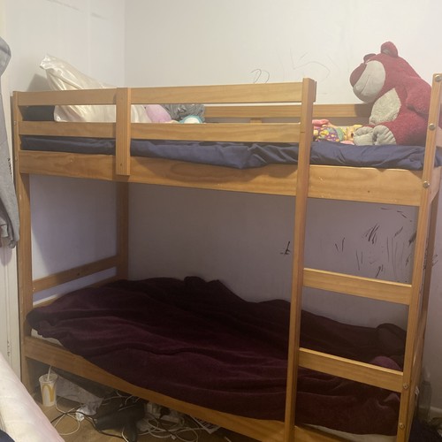 Bunk beds with both - bunk, mattresses