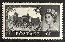 QEII 1959 Wilding Castle £1
