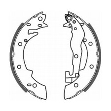 Brake shoe set abe - brake,