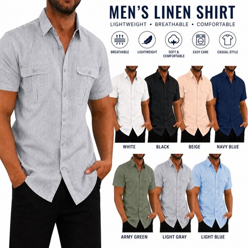 Mens summer short sleeve - summer,