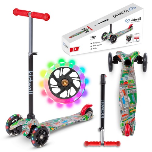 Kidwell wheeled red scooter - kidwell,