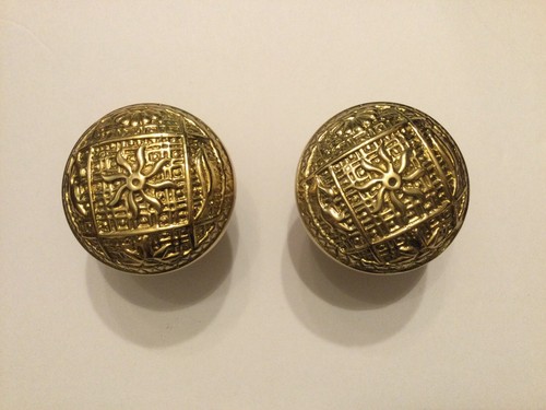 Pair antique looking brass - antique,