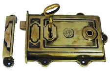 Internal Brass Door Davenport Rim Lock - Door Furniture