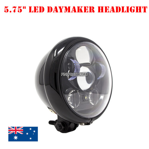 Gloss black led - 5.75",
