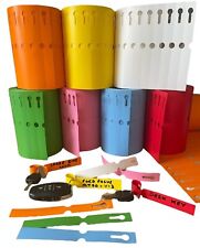 Key Tags Valet Car showroom Loop Lock Self Tie Writable and Waterproof