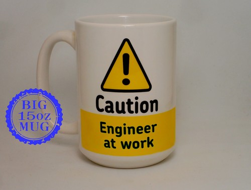 Caution engineer work - caution, big