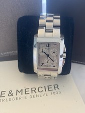 Baume And Mercier mens Watch Hampton Chronograph 65341 With Box And Papers
