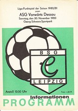 GDR League 80/81 BSG Chemie