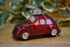 Xmas bauble -VW Red Beetle
