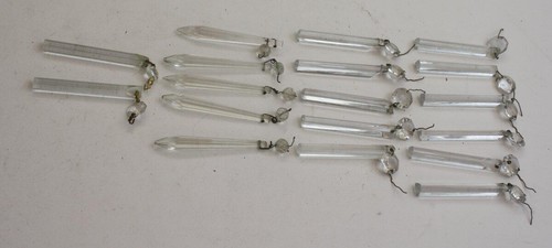 Vintage chandelier glass - 18,