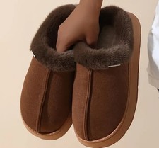 Mens Slippers   Fluffy Memory