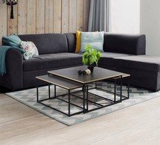 3pc Nesting Coffee Tables Set